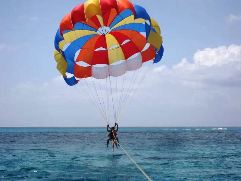 Sharm El Sheikh activities include exciting parasailing rides